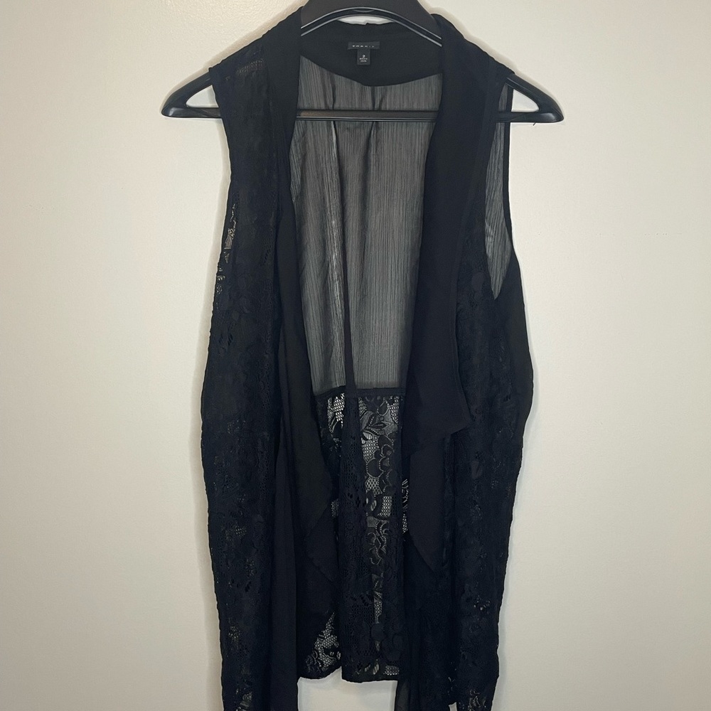 Torrid Sheer and Lace Duster Size 2